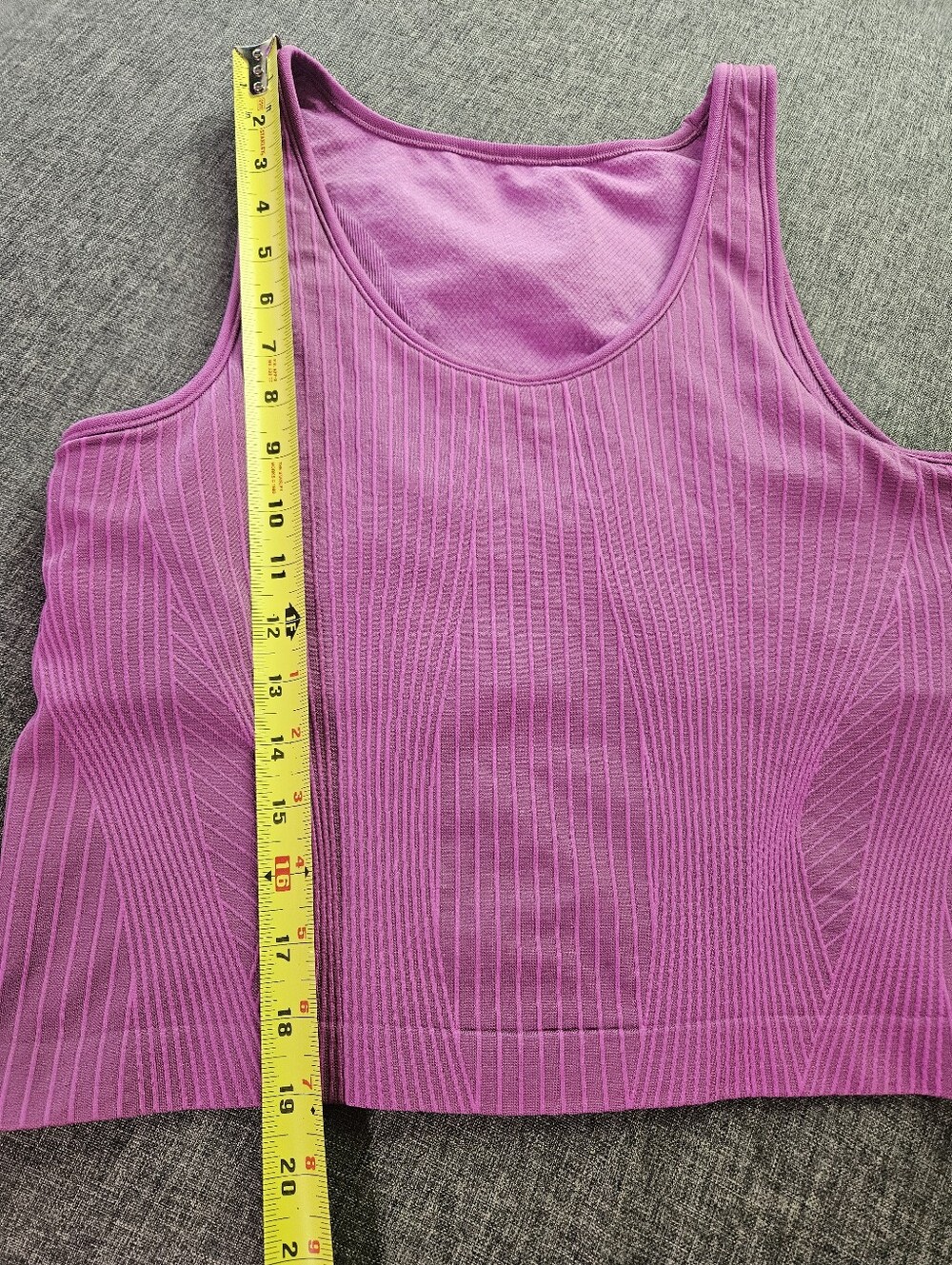 Lululemon Ribbed Cropped Tank - Picture 6 of 6